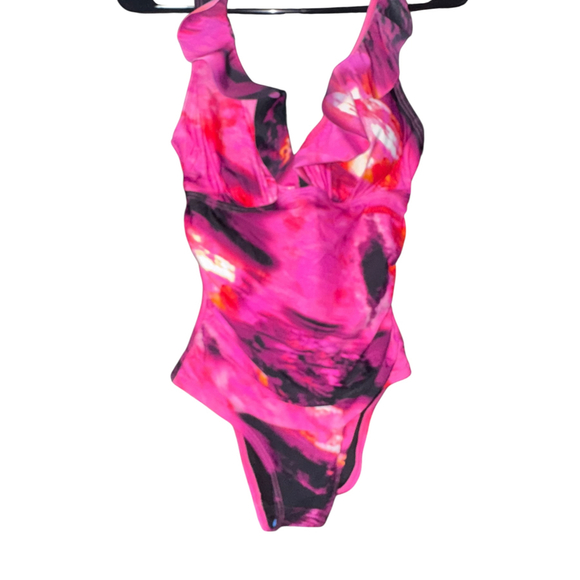 DKNY WOMEN’S ONE PIECE BATHING SUIT SIZE M NWT - Picture 1 of 4